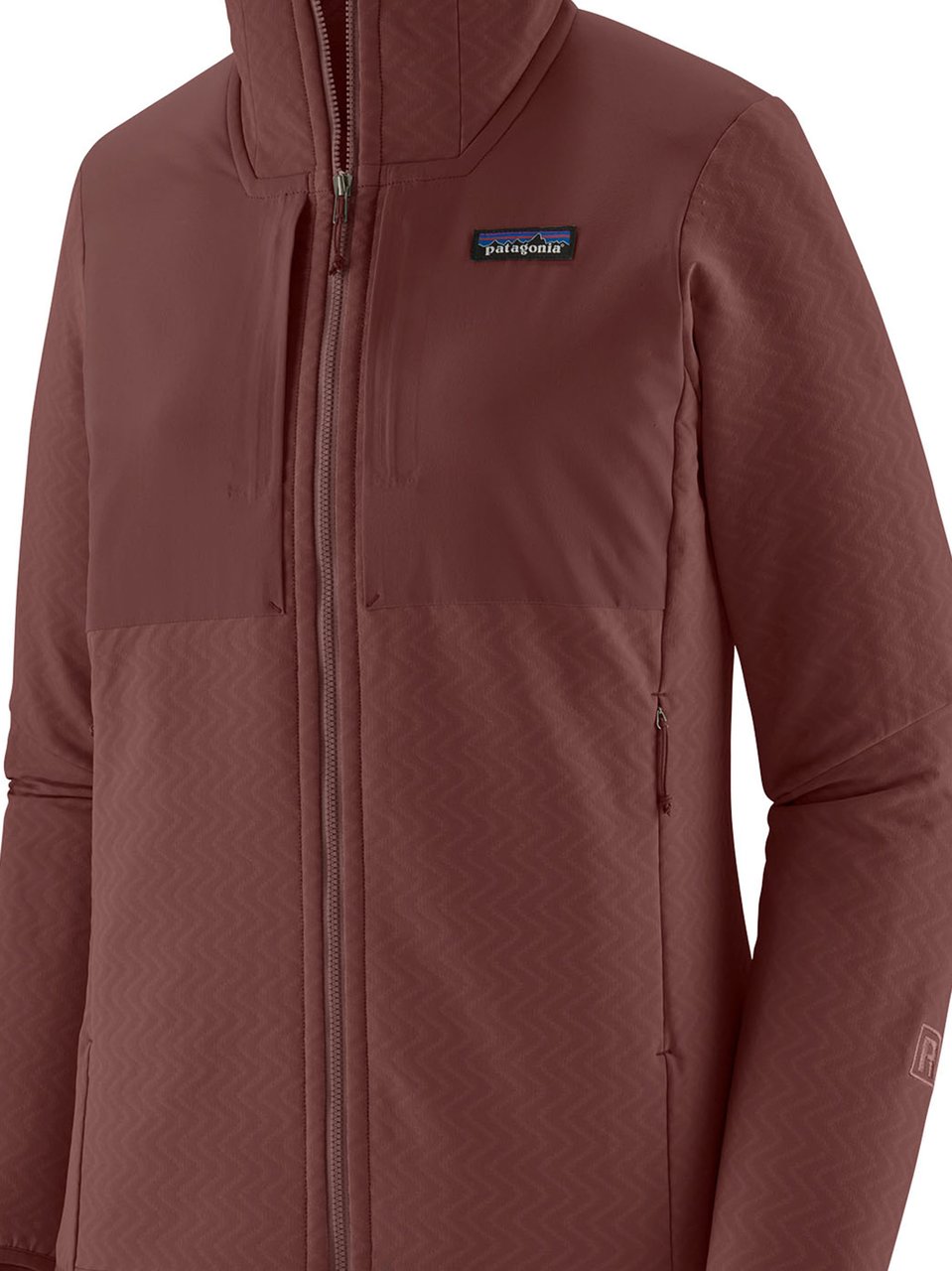 Patagonia Brown R2 Cross Strata Active Jacket Maroon