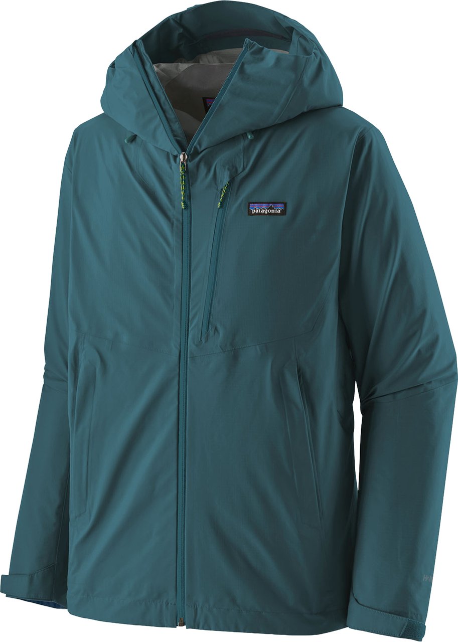 Patagonia Teal Granite Crest Rain Rain Jacket Groen