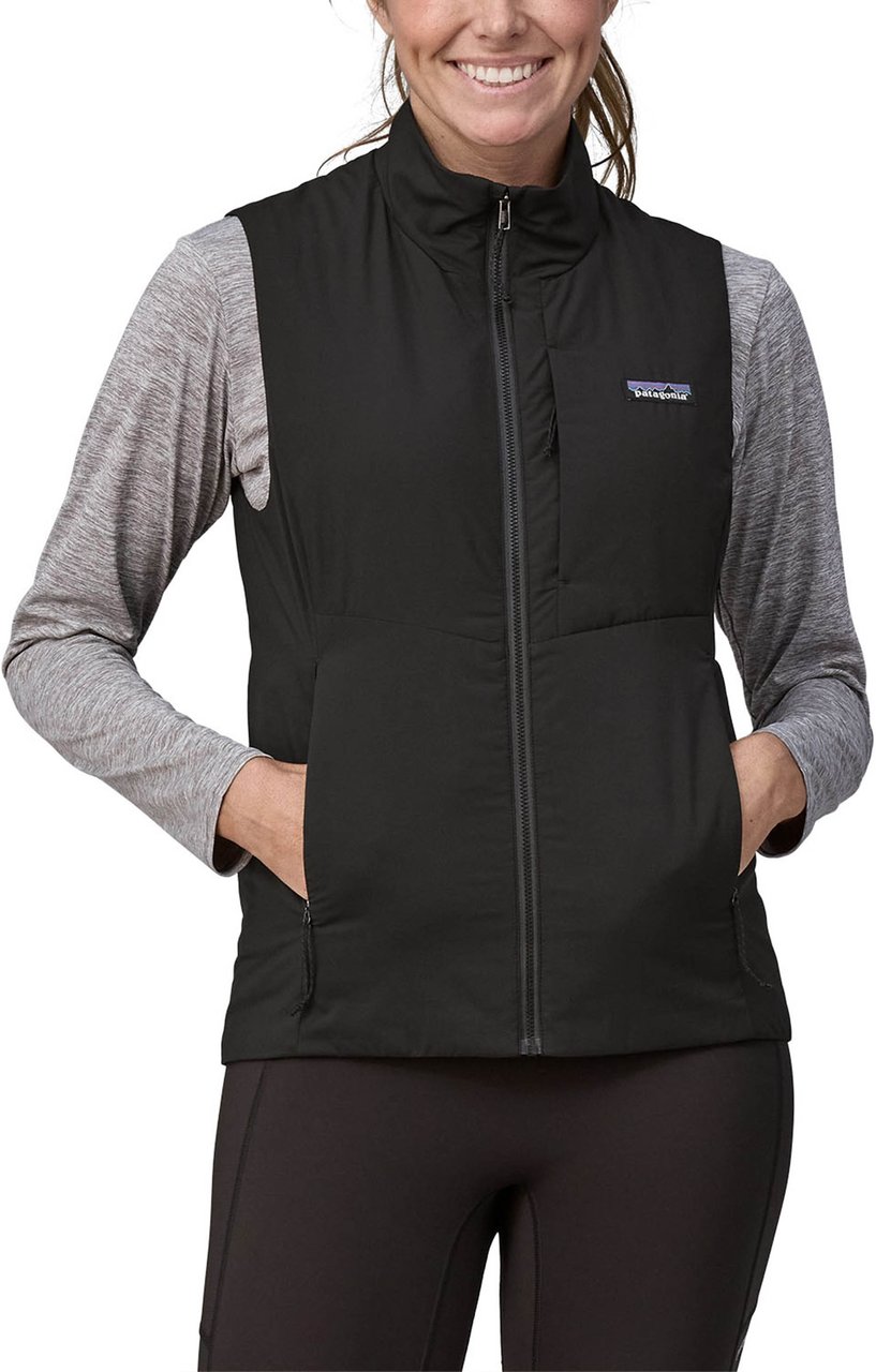 Patagonia Black Nano Air Light Quilted Active Vest Zwart