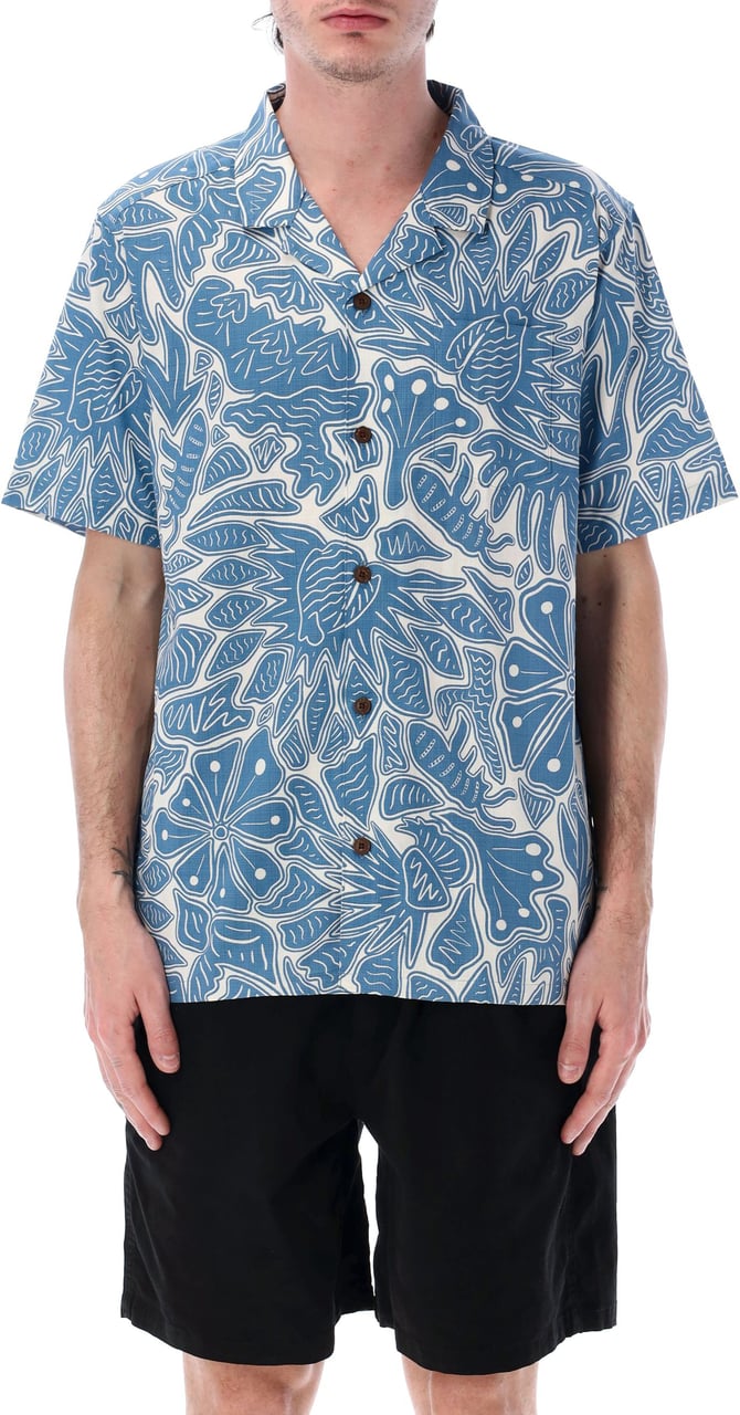 Patagonia Tidal Threads Camp Shirt Still Blue Blauw