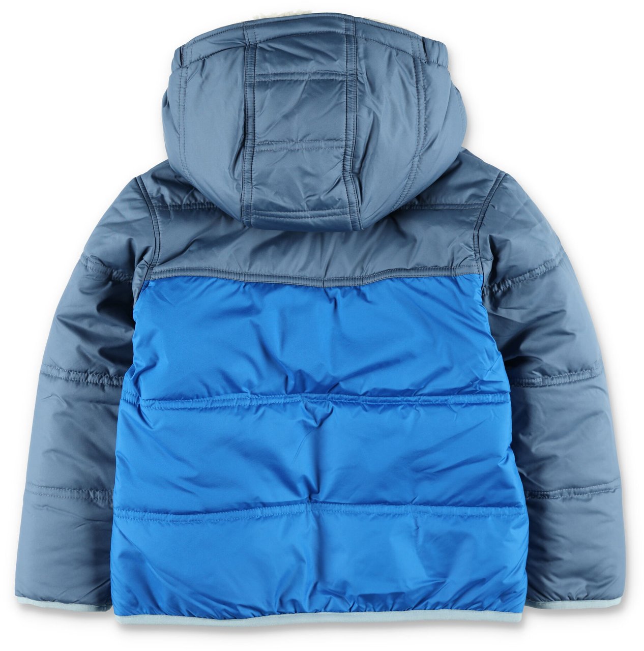 Patagonia Reversible Baby Teddy Jacket Hoodie Blue Blauw