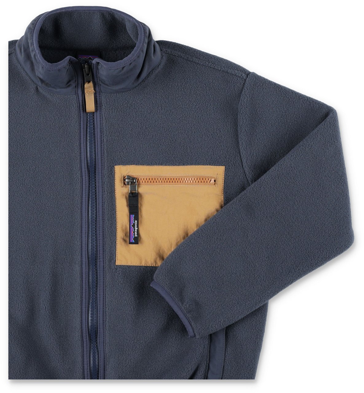 Patagonia Pile Synch Zip Jacket Blu Blauw