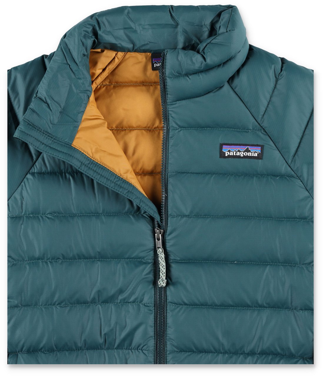 Patagonia Down Jacket 100%Denier Verde Groen