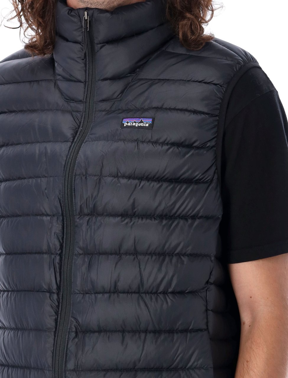 Patagonia Downsweater Vest Nero Zwart