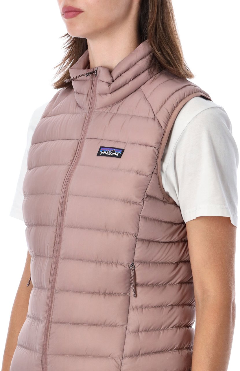 Patagonia Downsweater Vest Beige Roze
