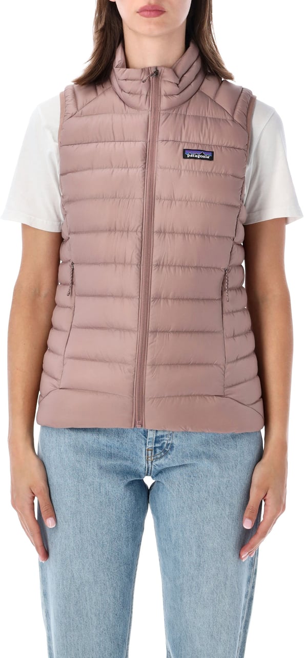 Patagonia Downsweater Vest Beige Roze