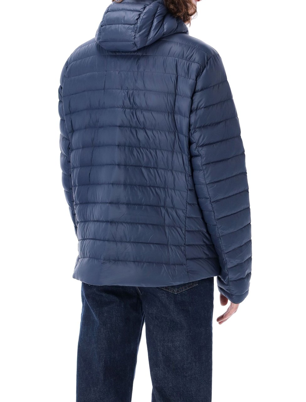 Patagonia Downsweater Hoodie Blu Blauw