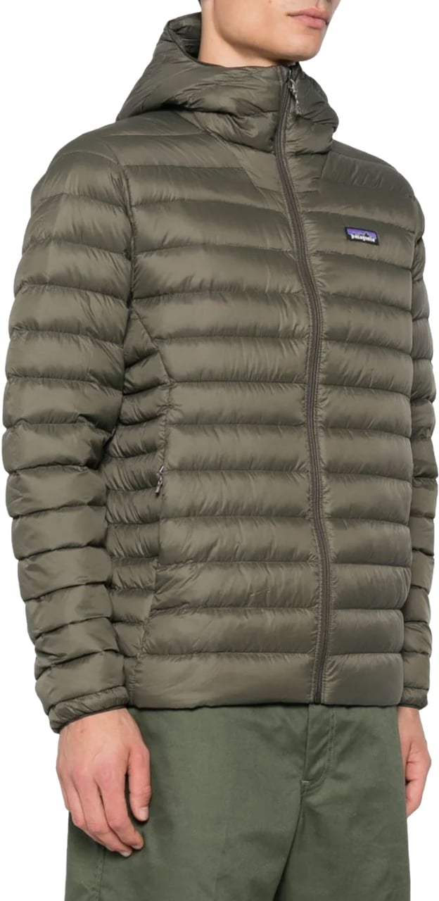 Patagonia Down Sweater Hoody Jacket Groen