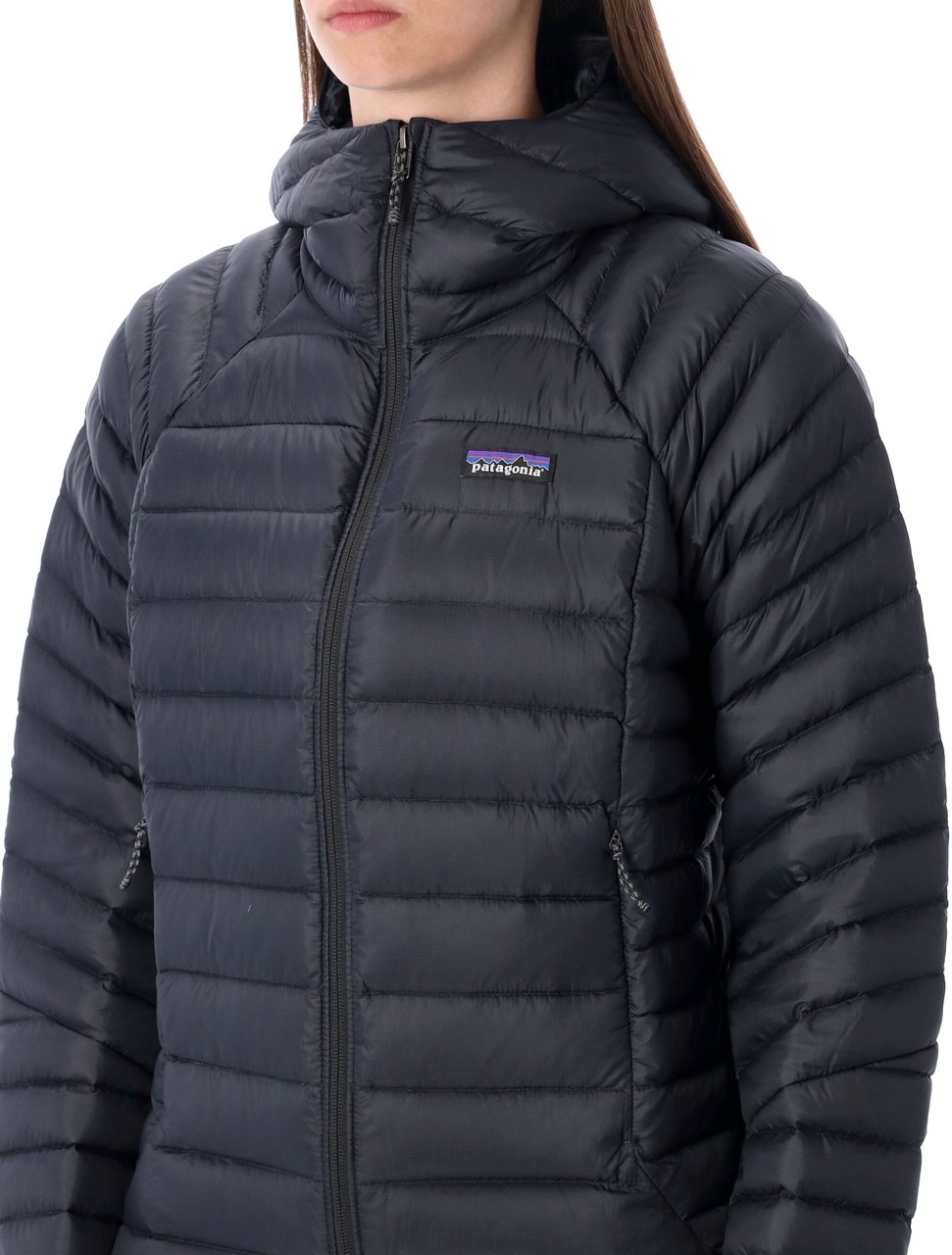 Patagonia Downsweater Hoodie Nero Zwart