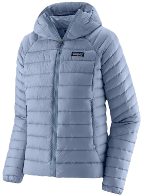 Patagonia Down Sweater Hoody Blauw