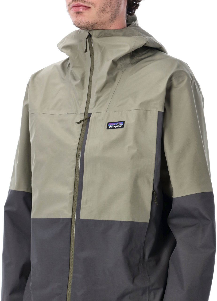Patagonia Boulder Fork Rain Jacket Grey Green Groen