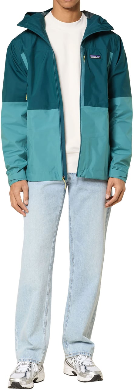 Patagonia Boulder Fork Ripstop Rain Jacket Blauw