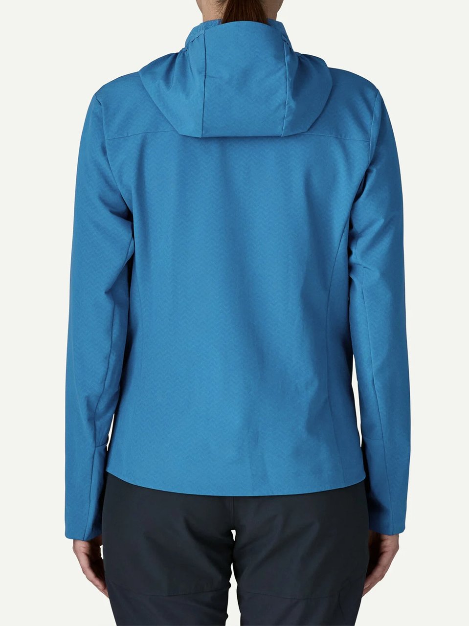 Patagonia Blue R1 Crossstrata Hoody Active Hoodie Blauw