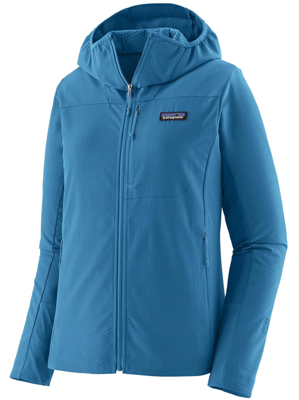 Patagonia Blue R1 Crossstrata Hoody Active Hoodie Blauw