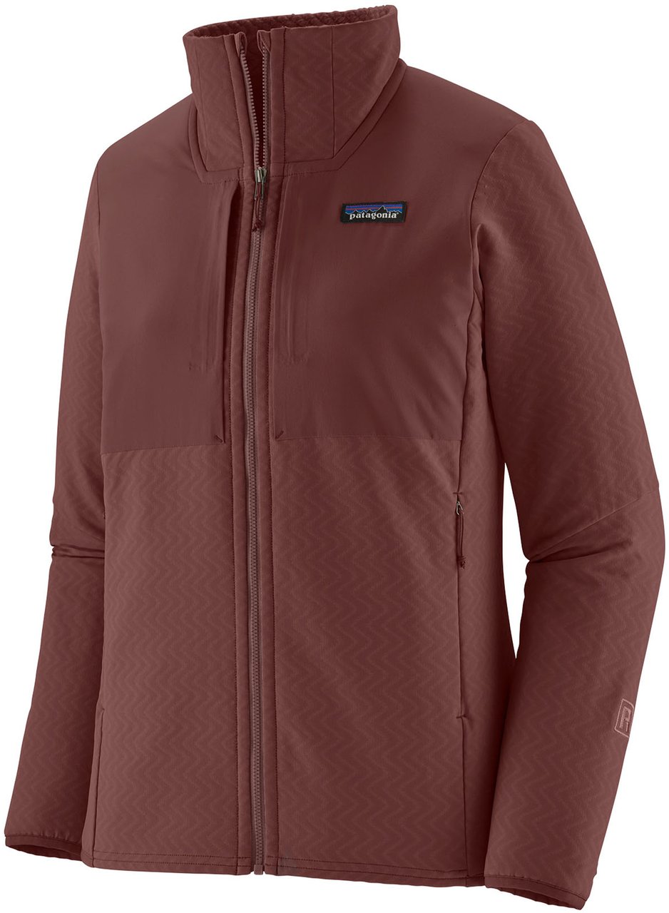 Patagonia Brown R2 Cross Strata Active Jacket Maroon