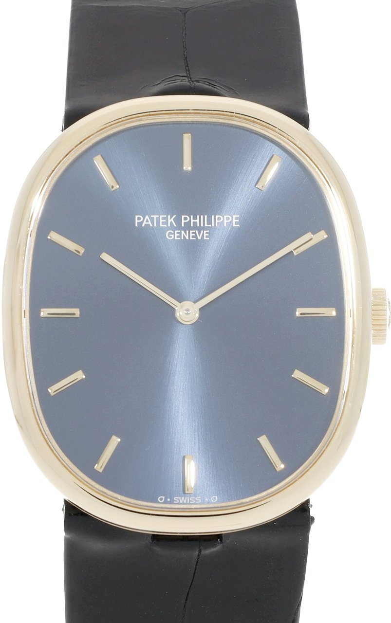 Patek Philippe Golden Ellipse Blauw