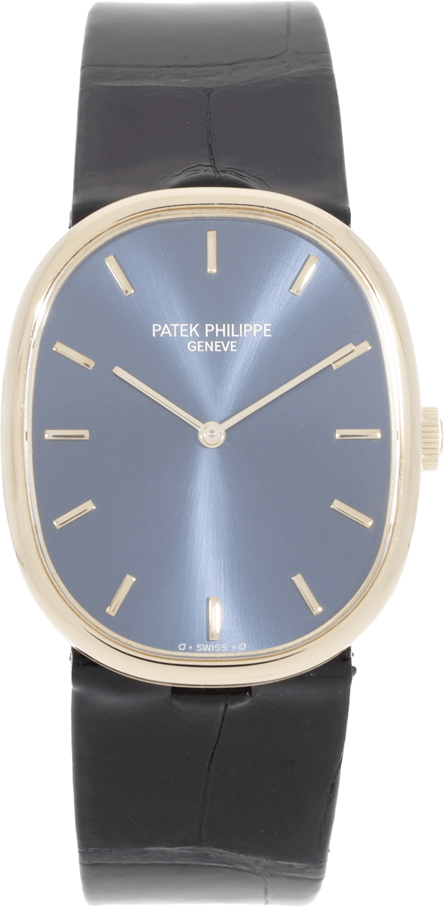Patek Philippe Golden Ellipse Blauw