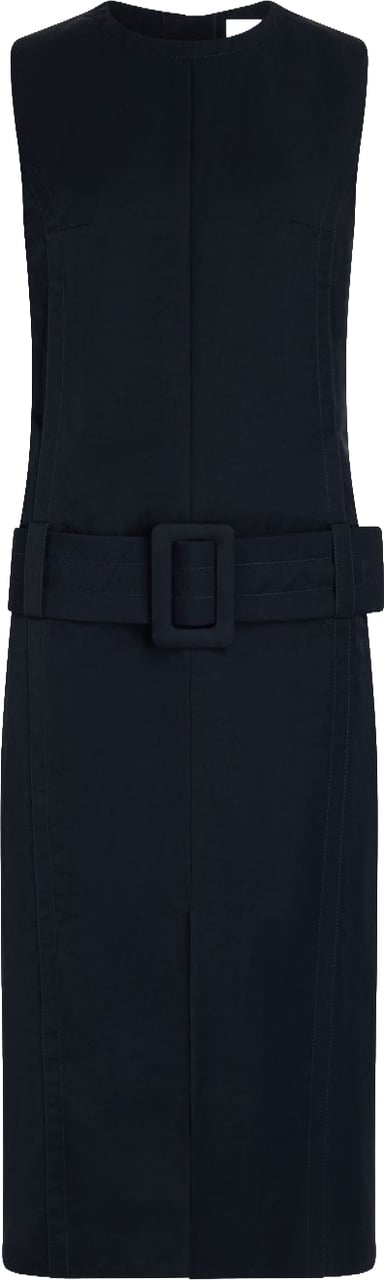 Patou Sleeveless Black Dress Zwart