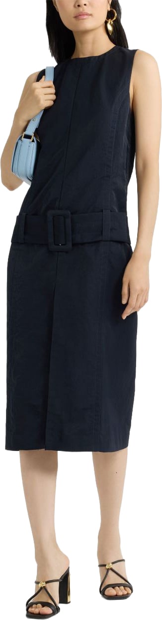 Patou Sleeveless Black Dress Zwart