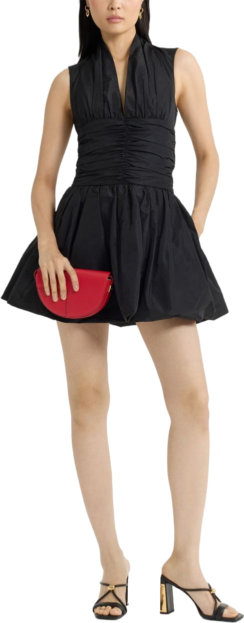 Patou Halterneck Mini Dress Zwart