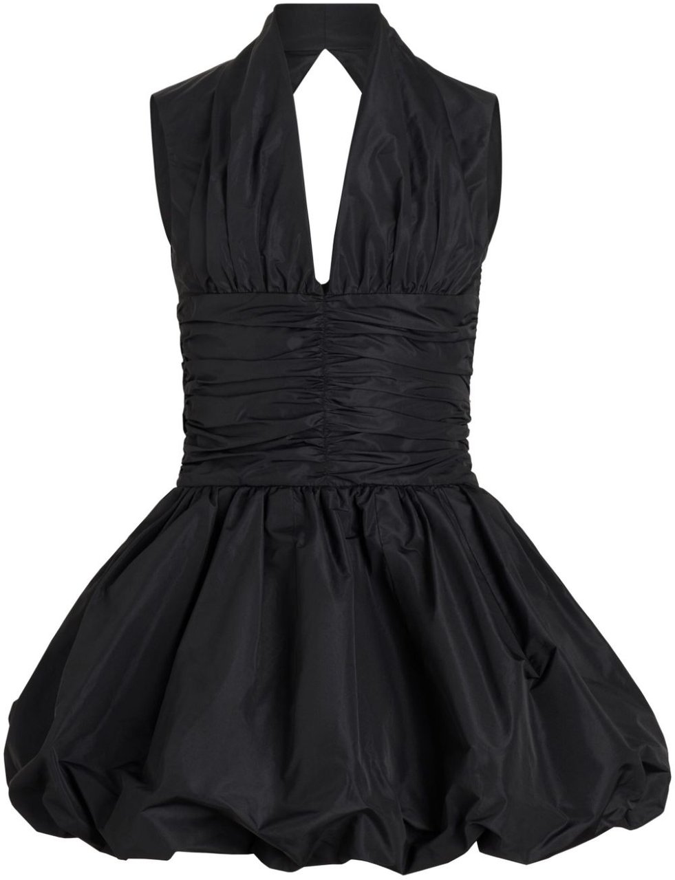 Patou Halterneck Mini Dress Zwart