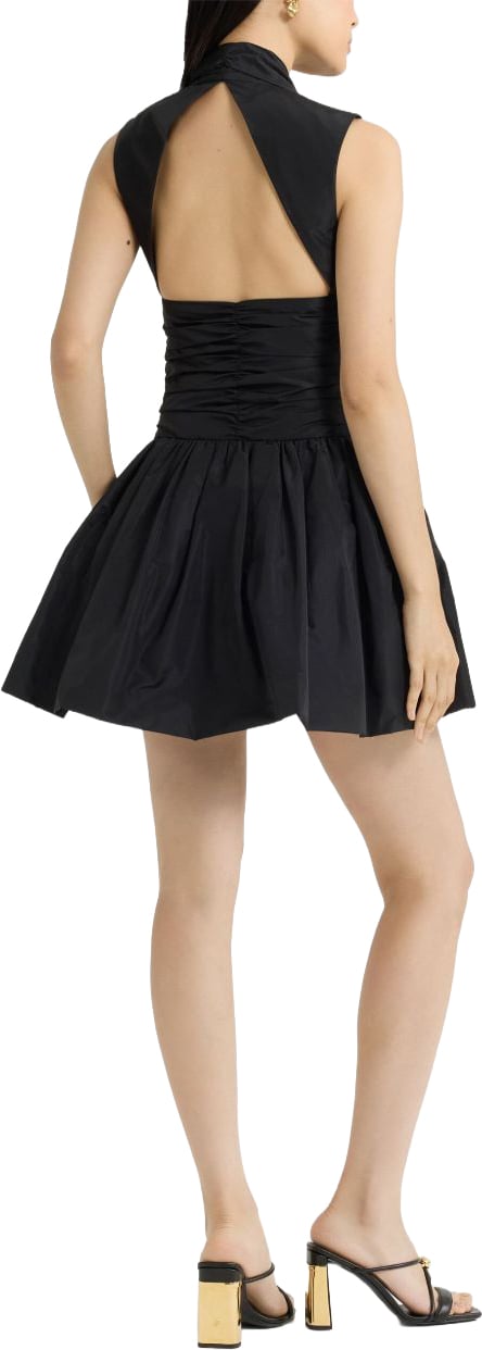 Patou Halterneck Mini Dress Zwart