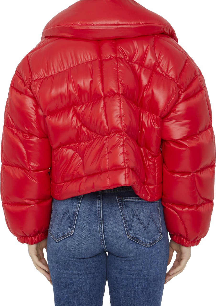 Patou JP short puffer jacket Rood
