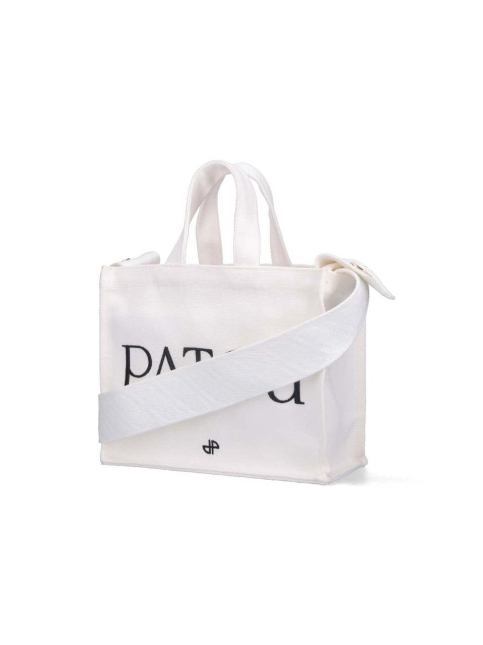 Patou Logo Tote Bag – White Wit