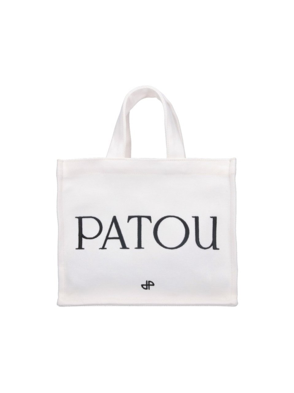 Patou Logo Tote Bag – White Wit