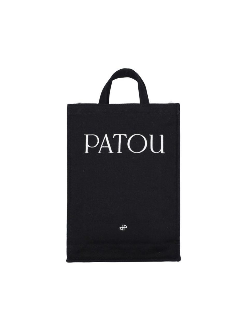 Patou Vertical Logo Tote Bag – Black Zwart