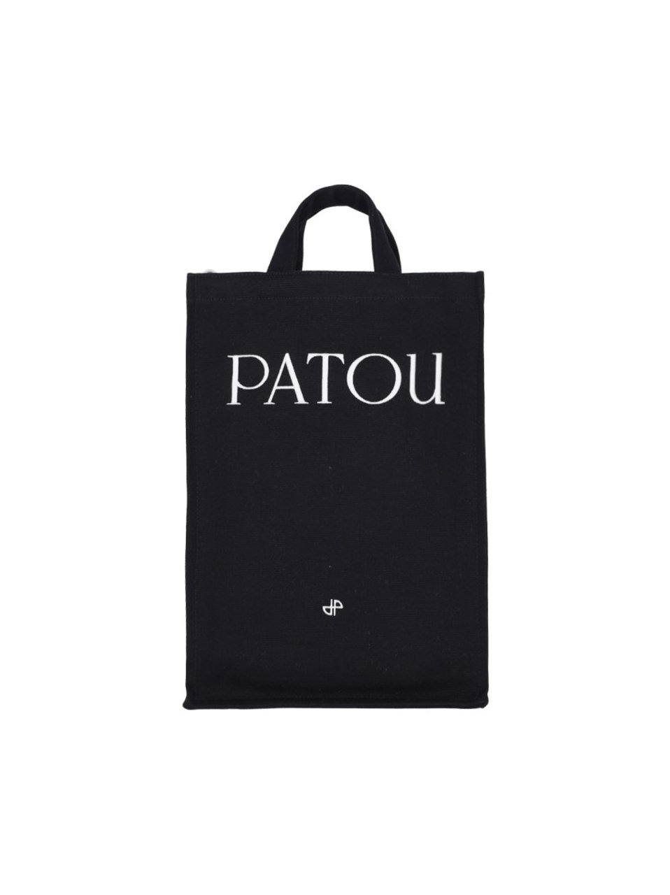 Patou Vertical Logo Tote Bag – Black Zwart