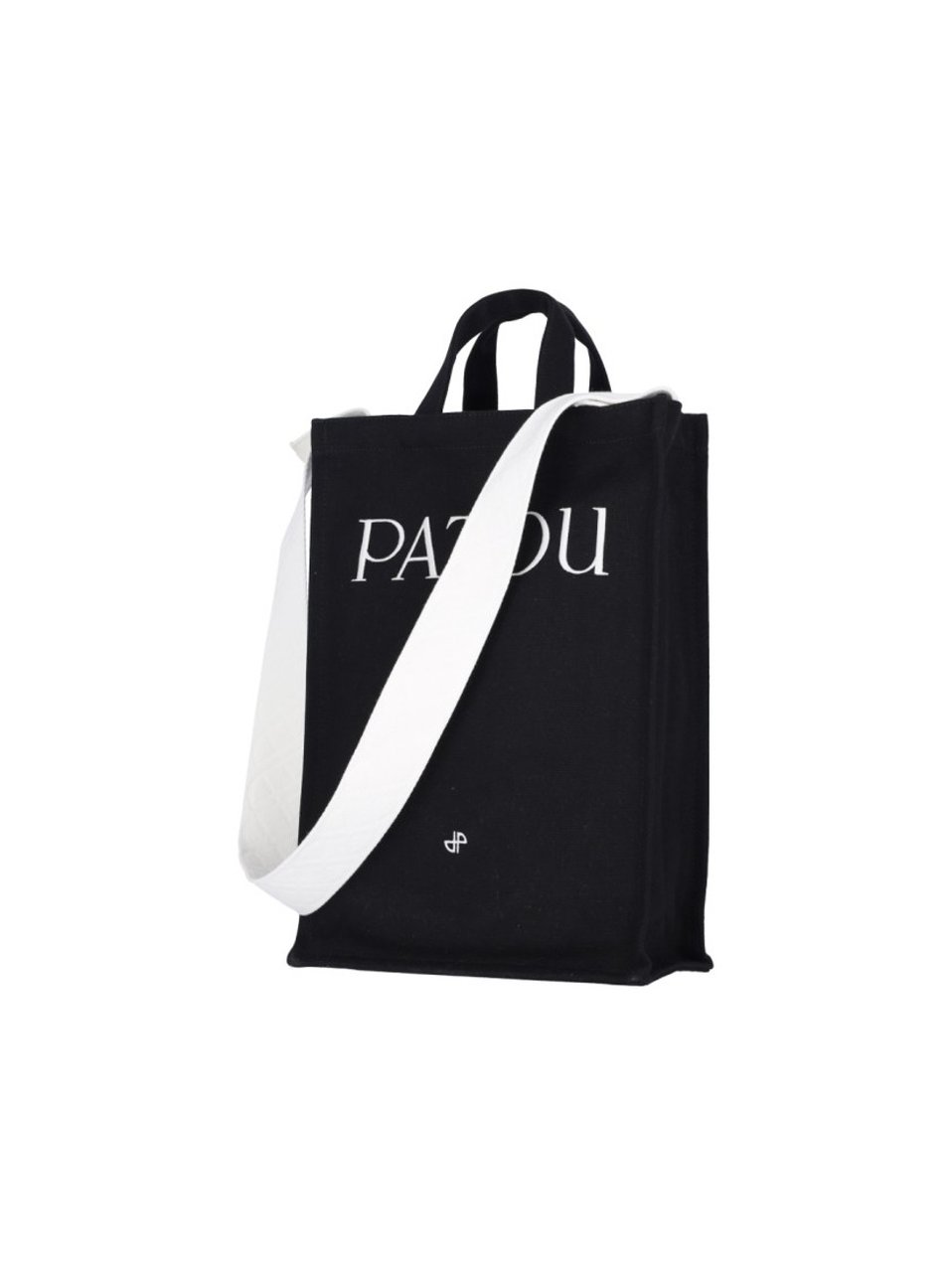 Patou Vertical Logo Tote Bag – Black Zwart
