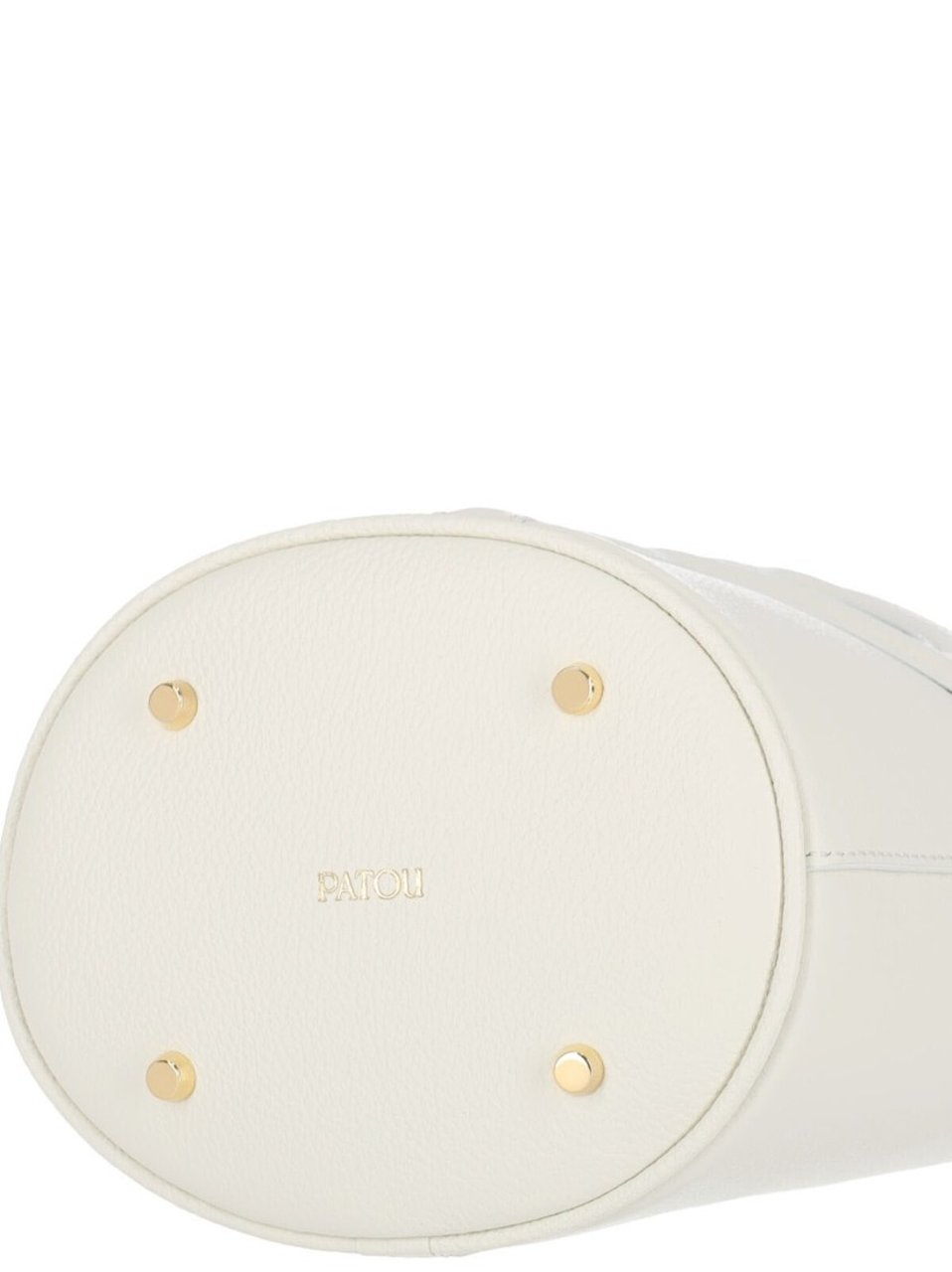 Patou "Jp" Small Bucket Bag – White Wit