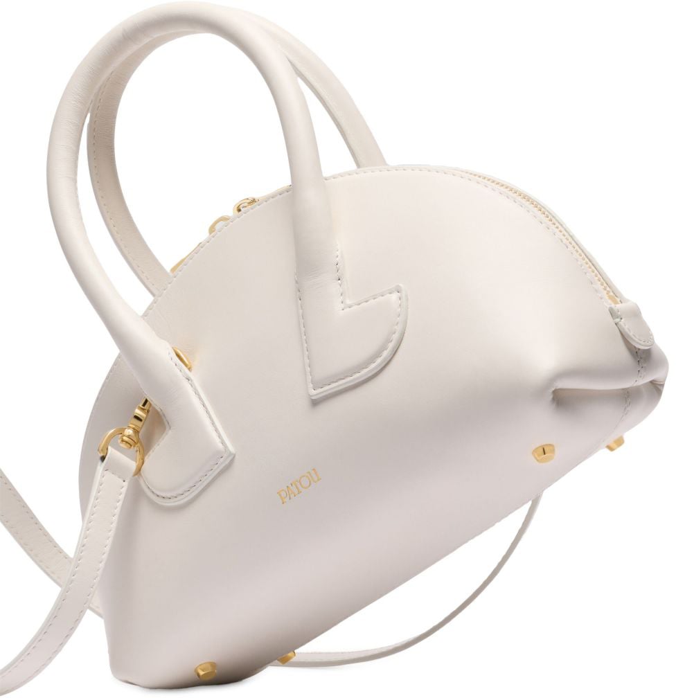 Patou Elegant White Handbag Wit