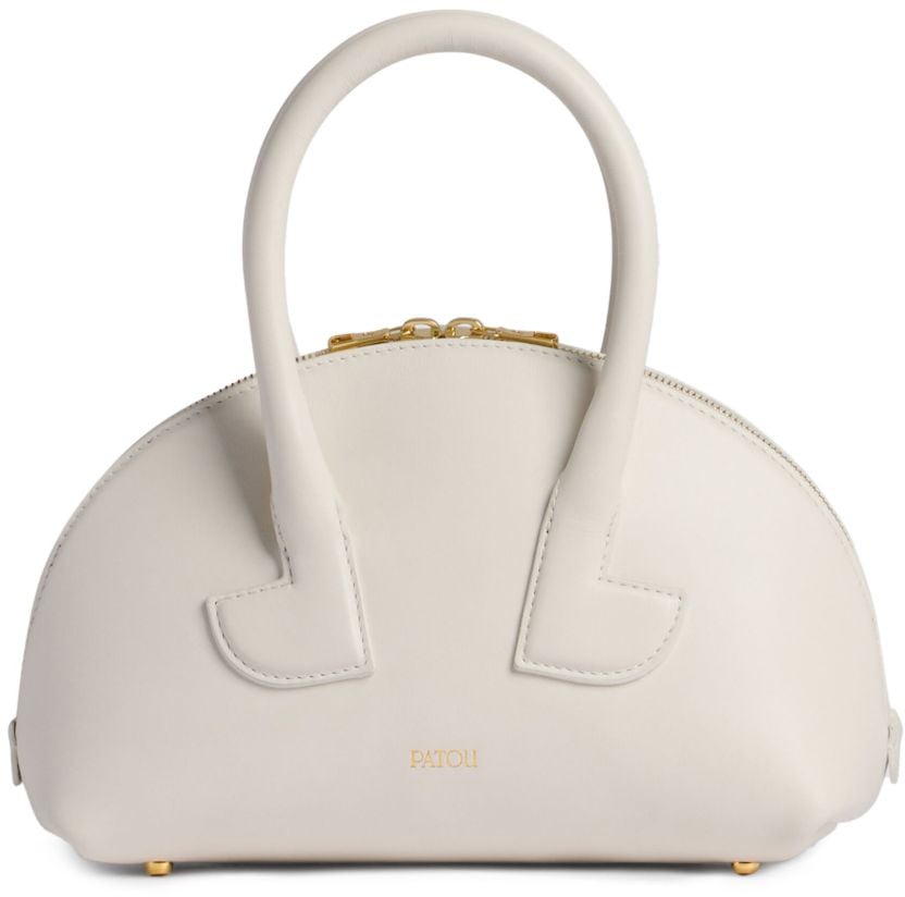 Patou Elegant White Handbag Wit