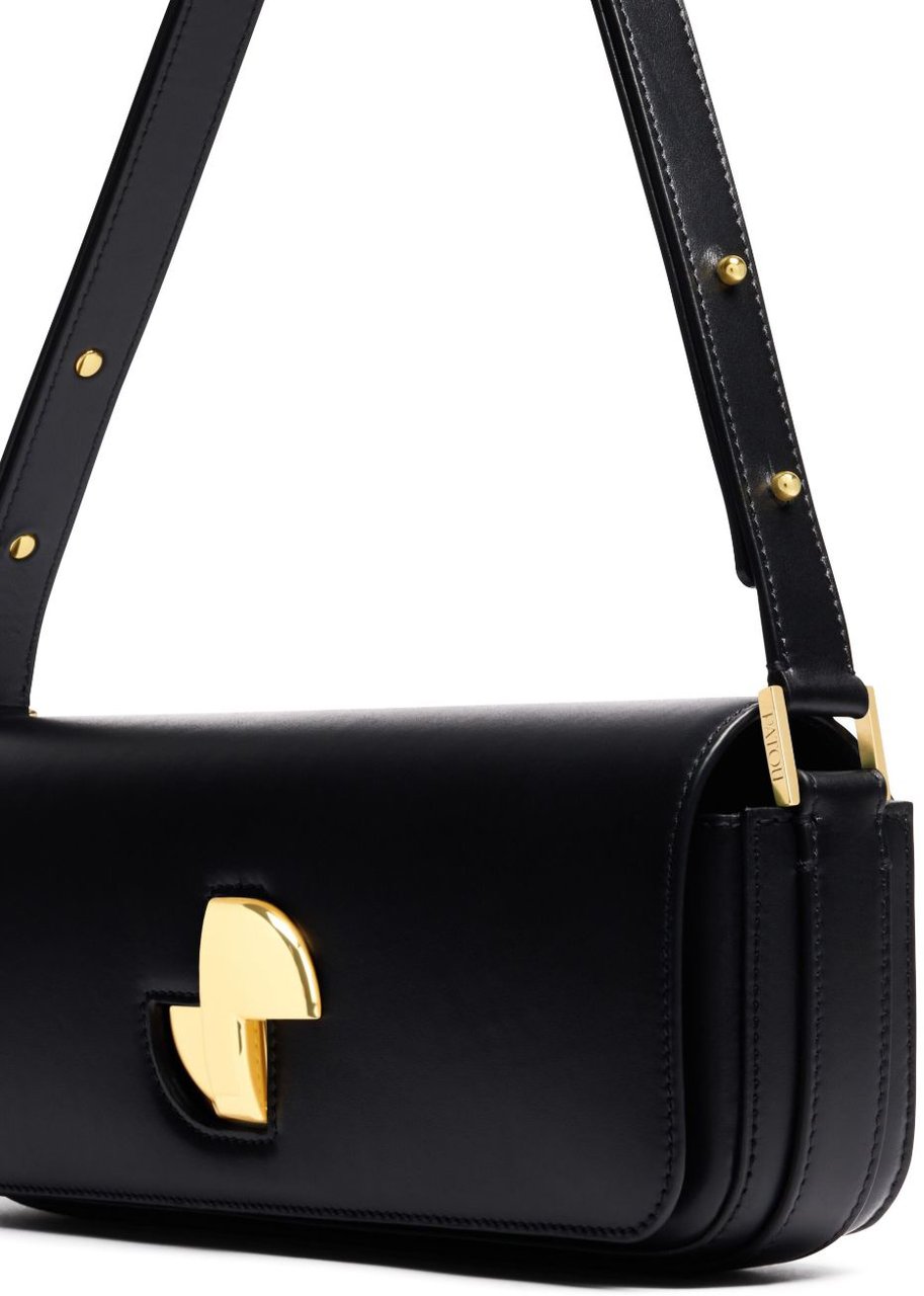 Patou Rectangular Black Bag Zwart