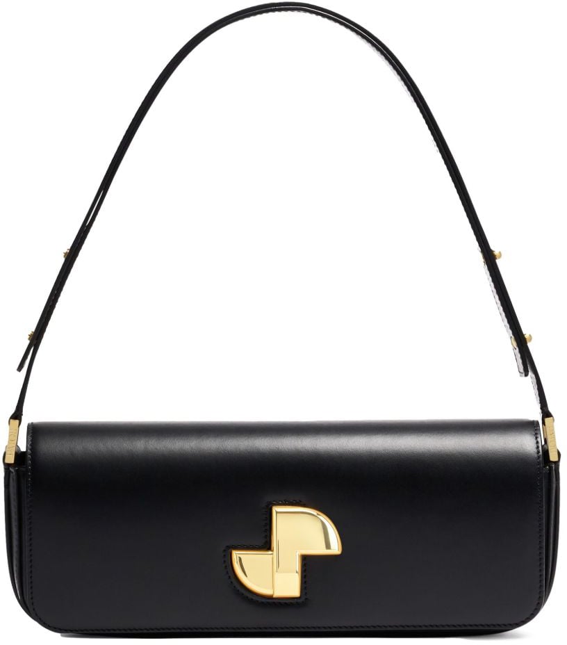 Patou Rectangular Black Bag Zwart