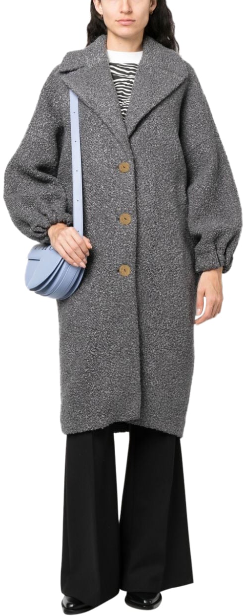 Patou Coats Grey Grijs