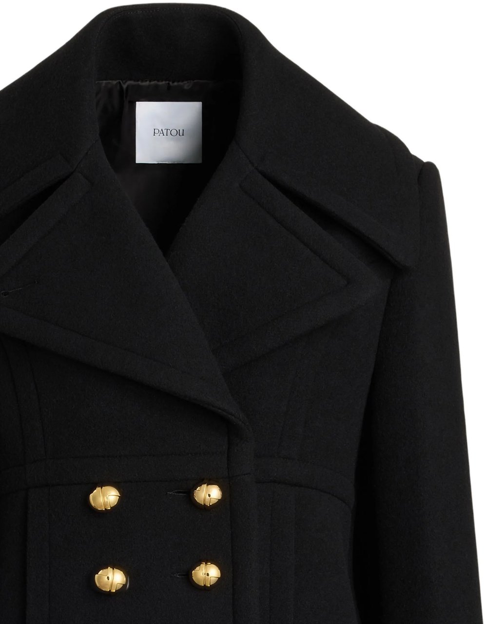 Patou Coats Black Zwart
