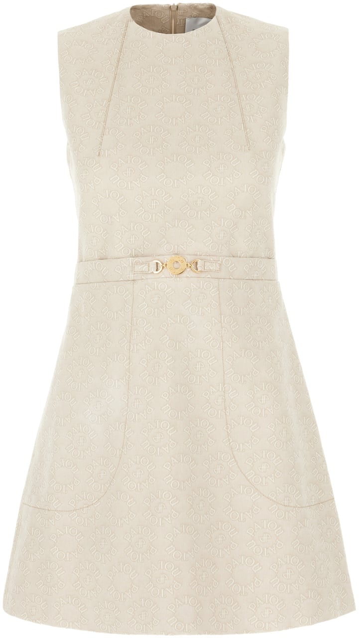 Patou Patou Sand cotton dress Beige