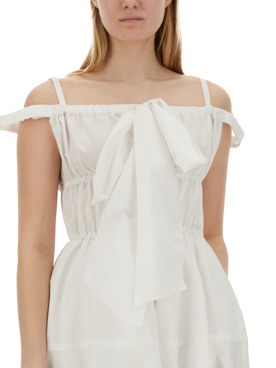 Patou Long Polyester Dress Wit