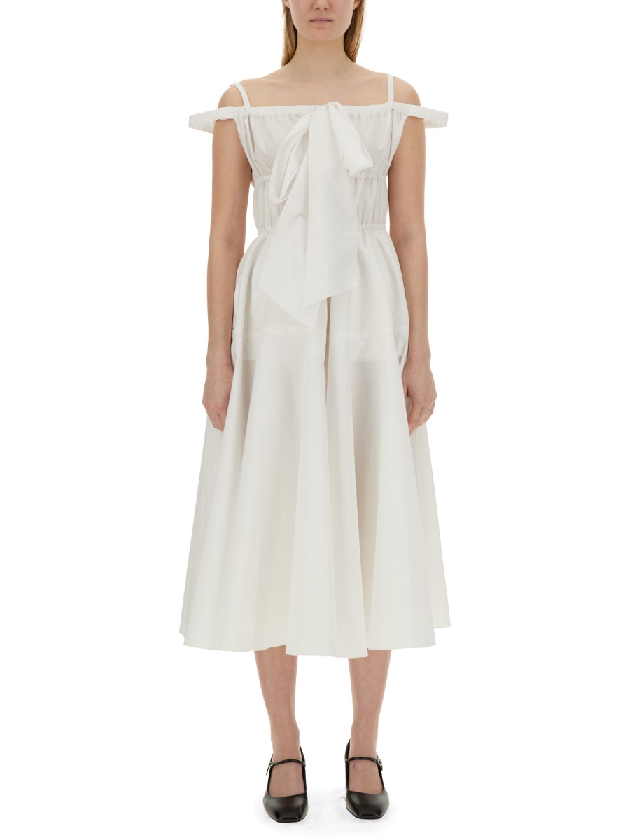Patou Long Polyester Dress Wit