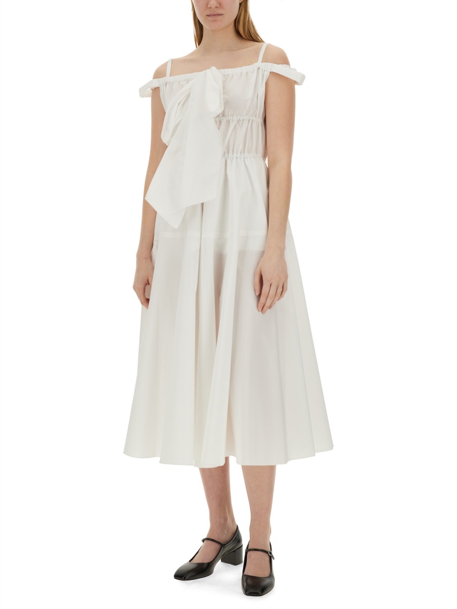 Patou Long Polyester Dress Wit