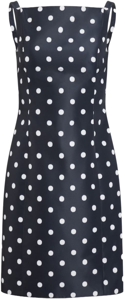 Patou Dresses Meteorite Blue Blauw