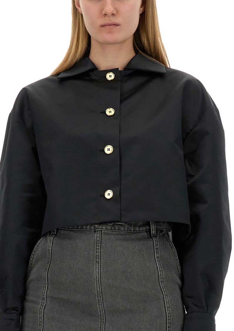 Patou Cropped Fit Jacket Zwart