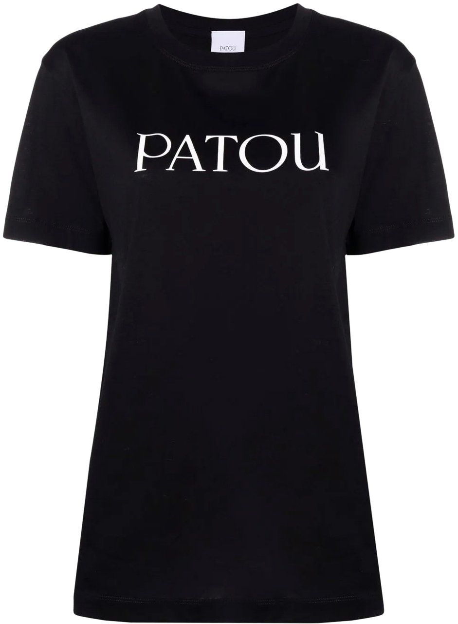 Patou T-Shirts And Polos Black Zwart