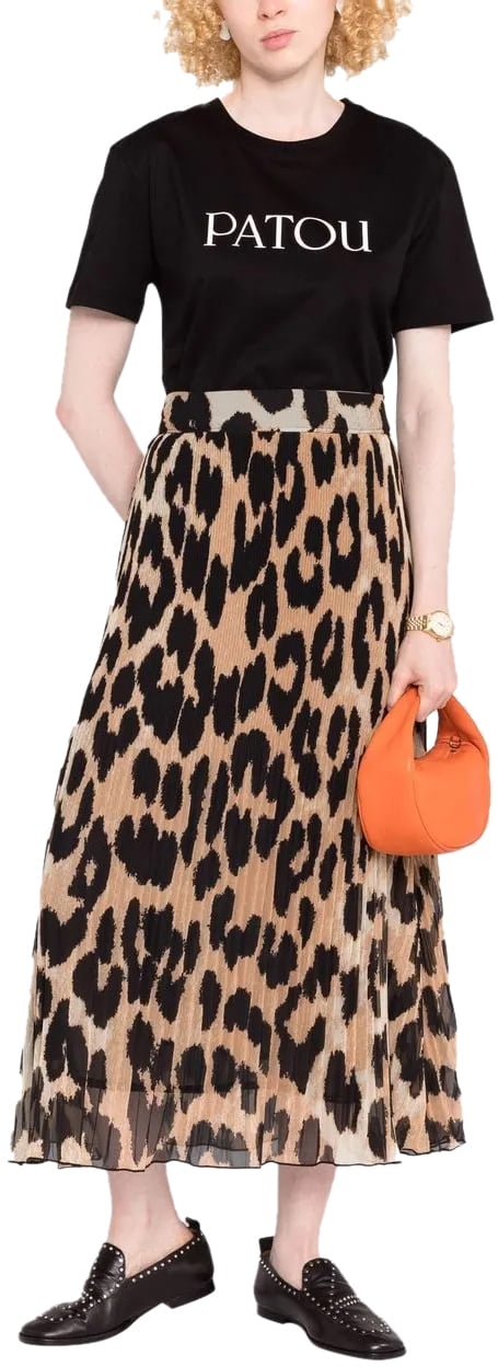 Patou T-Shirts And Polos Black Zwart