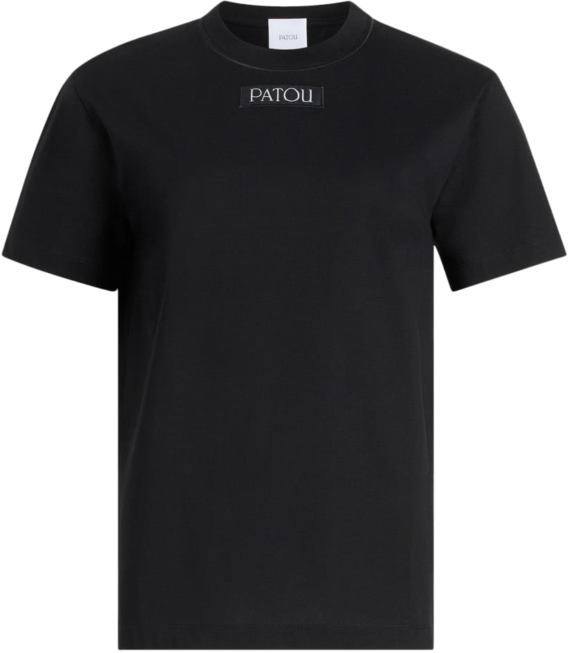 Patou T-Shirts And Polos Black Zwart