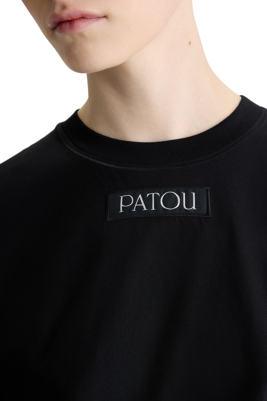 Patou T-Shirts And Polos Black Zwart