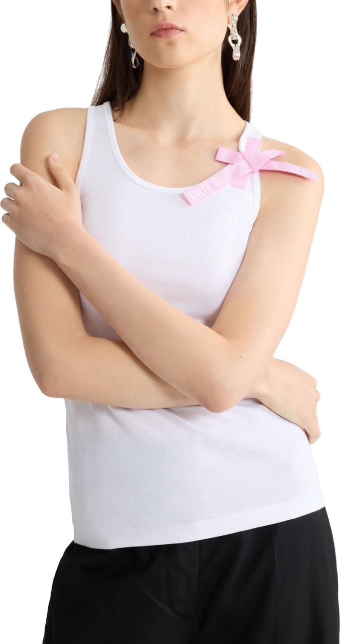 Patou Top White Wit
